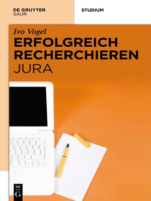 cover image of Erfolgreich recherchieren--Jura